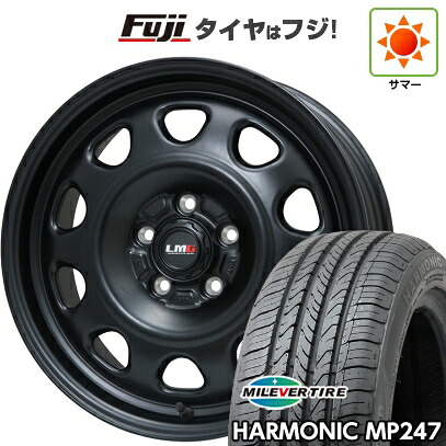 【新品】ヤリスクロス 夏タイヤ ホイール4本セット 205/65R16 ミレバー ハーモニック MP247(限定) レアマイスター LMG OFF-STYLE(マットブラック) 7J 16インチ(送料無料)