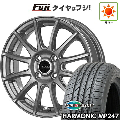【新品】C28系セレナ 夏タイヤ ホイール4本セット 205/65R16 ミレバー ハーモニック MP247(限定) テクノピア カリテス S12 6J 16インチ(送料無料)｜フジ スペシャルセレクション