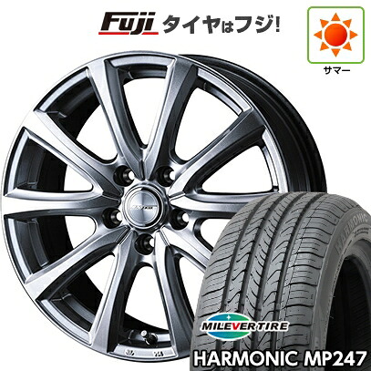 【新品国産車用5穴114.3】 夏タイヤ ホイール4本セット 205/65R16 ミレバー ハーモニック MP247(限定) WEDS ウェッズ ジョーカー スマッシュ 6.5J 16インチ(送料無料)