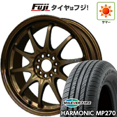 【新品国産車用5穴114.3】 夏タイヤ ホイール4本セット 205/55R16 ミレバー ハーモニック MP270(限定) RAYS レイズ ボルクレーシング CE28N 7J 16インチ(送料無料)