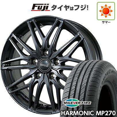 【新品】シエンタ 2022- 夏タイヤ ホイール4本セット 195/55R16 ミレバー ハーモニック MP270(限定) トピー シビラ NEXT W45 6.5J 16インチ(送料無料)|フジ スペシャルセレクション