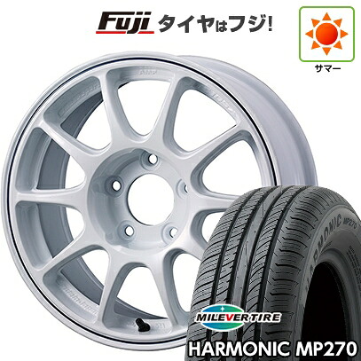 【新品国産車用5穴100】 夏タイヤ ホイール4本セット 195/65R15 ミレバー ハーモニック MP270(限定) WEDS ウェッズスポーツ TC-105X グラベル 6.5J 15インチ(送料無料)|フジ スペシャルセレクション