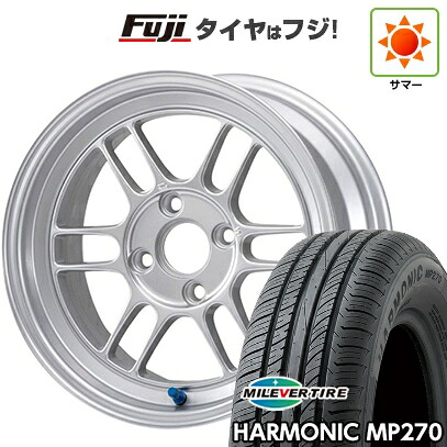 【新品国産車用5穴114.3】 夏タイヤ ホイール4本セット 205/55R16 ミレバー ハーモニック MP270(限定) ENKEI エンケイ Racing RP-F1 7J 16インチ(送料無料)｜フジ スペシャルセレクション