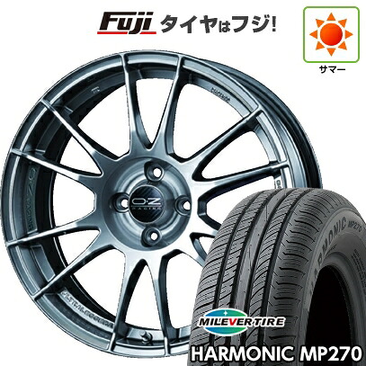 【新品国産車用5穴100】 夏タイヤ ホイール4本セット 205/55R16 ミレバー ハーモニック MP270(限定) OZ ウルトラレッジェーラ 7J 16インチ(送料無料)|フジ スペシャルセレクション
