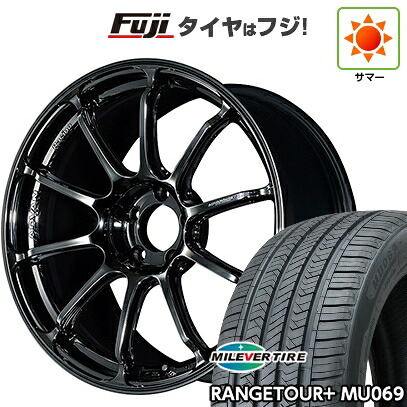 【新品国産車用5穴114.3】 夏タイヤ ホイール4本セット 235/55R19 ミレバー レンジツアープラスMU069（限定） ヨコハマ アドバンレーシング RSIII 9J 19インチ(送料無料)