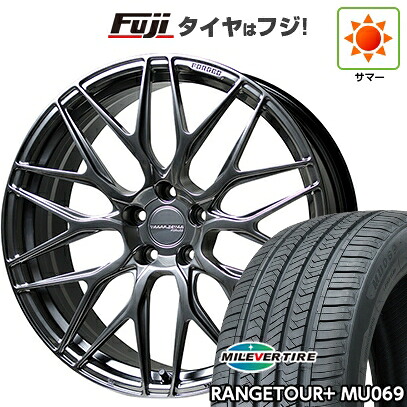 【新品国産車用5穴114.3】 夏タイヤ ホイール4本セット 235/55R20 ミレバー レンジツアープラスMU069(限定) ホットスタッフ トラフィックスターフォージド TSF-01 8.5J 20インチ(送料無料)