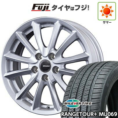 【新品国産車用5穴114.3】 夏タイヤ ホイール4本セット 225/55R18 ミレバー レンジツアープラスMU069（限定） コーセイ クレイシズ VS6 7J 18インチ(送料無料)