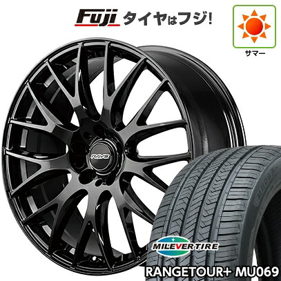 【新品】40系アルファード/ヴェルファイア用 夏タイヤ ホイール4本セット 245/45R20 ミレバー レンジツアープラスMU069（限定） RAYS レイズ SEASON SELECTION ホムラ RS 2X9Plus トヨタ車専用 8.5J 20インチ(送料無料)