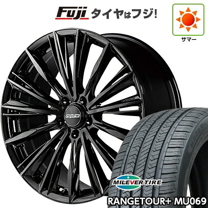 【新品】40系アルファード/ヴェルファイア用 夏タイヤ ホイール4本セット 245/45R20 ミレバー レンジツアープラスMU069（限定） RAYS レイズ SEASON SELECTION ベルサス RS ヴォウジェ トヨタ車専用 8.5J 20インチ(送料無料)
