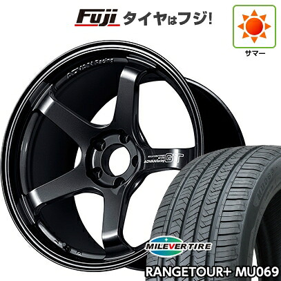 【新品国産車用5穴114.3】 夏タイヤ ホイール4本セット 235/55R19 ミレバー レンジツアープラスMU069（限定） ヨコハマ アドバンレーシング GT ビヨンド 9J 19インチ(送料無料)