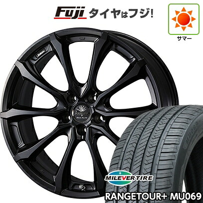 【新品国産車用5穴114.3】 夏タイヤ ホイール4本セット 235/55R20 ミレバー レンジツアープラスMU069（限定） WEDS ウェッズ クレンツェ ヴェルサム 030EVO 8.5J 20インチ(送料無料)｜フジ スペシャルセレクション