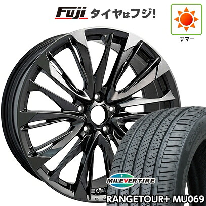 【新品国産車用5穴114.3】 夏タイヤ ホイール4本セット 245/35R21 ミレバー レンジツアープラスMU069（限定） WALD ヴァルド ジェニュインライン FS001 9J 21インチ(送料無料)