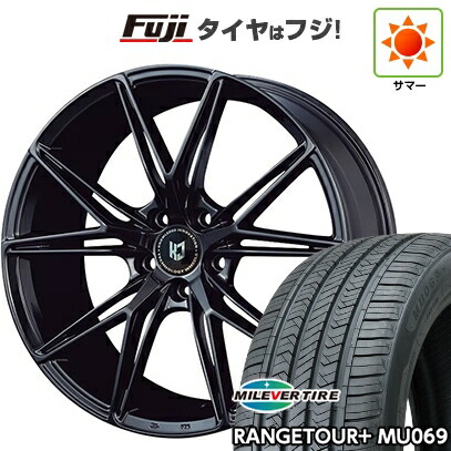 【新品国産車用5穴114.3】 夏タイヤ ホイール4本セット 235/40R19 ミレバー レンジツアープラスMU069(限定) コーセイ レヴゲイン VW55S 8.5J 19インチ(送料無料)|フジ スペシャルセレクション