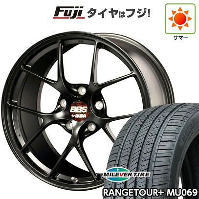 【新品国産車用5穴114.3】 夏タイヤ ホイール4本セット 245/35R21 ミレバー レンジツアープラスMU069(限定) BBS JAPAN RI-D 9J 21インチ(送料無料)|フジ スペシャルセレクション
