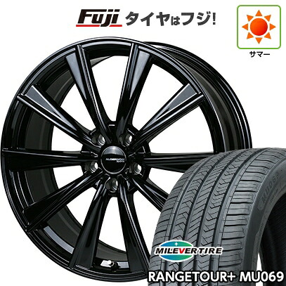 【新品国産車用5穴114.3】 夏タイヤ ホイール4本セット 245/45R20 ミレバー レンジツアープラスMU069（限定） ドゥオール アルジェノン スポーツ LS10 トヨタ・レクサス車専用 8J 20インチ(送料無料)