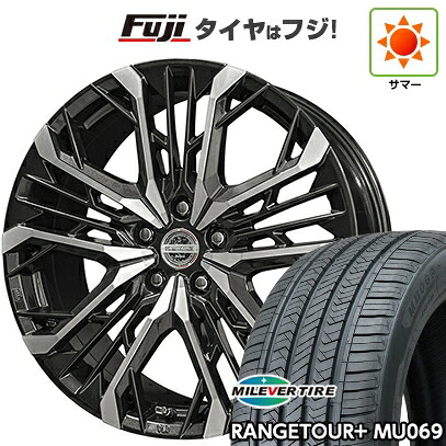 【新品】40系アルファード/ヴェルファイア用 夏タイヤ ホイール4本セット 245/45R20 ミレバー レンジツアープラスMU069（限定） 共豊 シュタイナー LGX【限定】 8.5J 20インチ(送料無料)