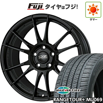 【新品国産車用5穴114.3】 夏タイヤ ホイール4本セット 235/50R18 ミレバー レンジツアープラスMU069（限定） OZ ウルトラレッジェーラ 8J 18インチ(送料無料)