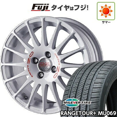 【新品国産車用5穴114.3】 夏タイヤ ホイール4本セット 225/65R17 ミレバー レンジツアープラスMU069（限定） OZ スーパーツーリズモ WRC 7J 17インチ(送料無料)