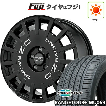 【新品国産車用5穴114.3】 夏タイヤ ホイール4本セット 225/65R17 ミレバー レンジツアープラスMU069（限定） OZ ラリーレーシング 7J 17インチ(送料無料)｜フジ スペシャルセレクション 119,650円