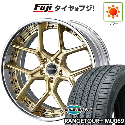 【新品国産車用5穴114.3】 夏タイヤ ホイール4本セット 225/55R18 ミレバー レンジツアープラスMU069（限定） WEDS ウェッズ マーベリック 1505S 8J 18インチ(送料無料)