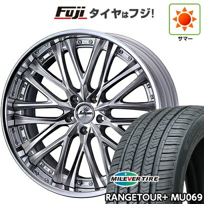 【新品国産車用5穴114.3】 夏タイヤ ホイール4本セット 235/55R20 ミレバー レンジツアープラスMU069（限定） WEDS ウェッズ クレンツェ ベルテーラー 8.5J 20インチ(送料無料)