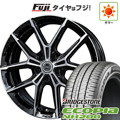 【新品】60系プリウス 夏タイヤ ホイール4本セット 195/50R19 ブリヂストン エコピア NH200 共豊 スマック +EK M1 トヨタ車専用 7J 19インチ(送料無料)｜フジ スペシャルセレクション
