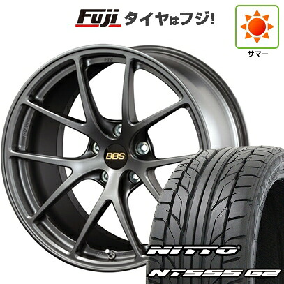 【パンク保証付き】【新品国産車用5穴114.3】 夏タイヤ ホイール4本セット 215/45R18 ニットー NT555 G2 BBS JAPAN RI-A 7.5J 18インチ(送料無料)