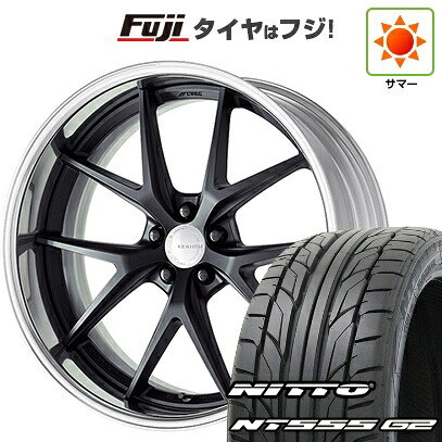 【パンク保証付き】【新品】40系アルファード/ヴェルファイア用 夏タイヤ ホイール4本セット 245/45R20 ニットー NT555 G2 WORK ワーク グノーシスRX RXS 8.5J 20インチ(送料無料)