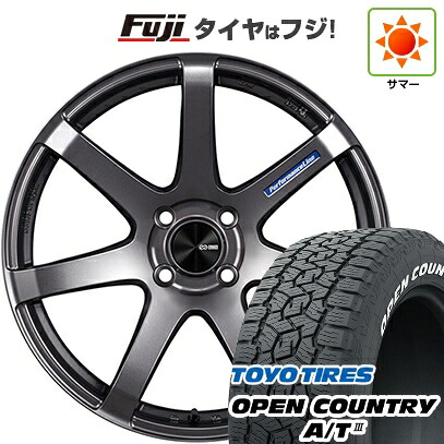 【新品国産車用5穴114.3】 夏タイヤ ホイール4本セット 225/65R17 トーヨー オープンカントリー A/T III RWL/RBL ENKEI エンケイ PerformanceLine PF07 7.5J 17インチ(送料無料)|フジ スペシャルセレクション