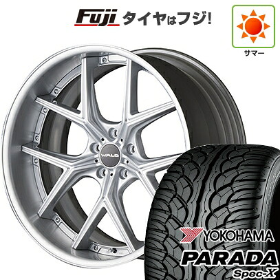 【新品国産車用5穴114.3】 夏タイヤ ホイール4本セット 235/55R20 ヨコハマ PARADA Spec-X WALD ヴァルド イリマ 2P I12-C 8.5J 20インチ(送料無料)|フジ スペシャルセレクション