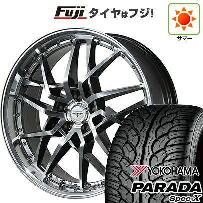 【新品国産車用5穴114.3】 夏タイヤ ホイール4本セット 235/55R20 ヨコハマ PARADA Spec-X トピー ドルフレン ゴディオ 数量限定 8.5J 20インチ(送料無料)｜フジ スペシャルセレクション