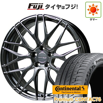 【新品国産車用5穴114.3】 夏タイヤ ホイール4本セット 245/40R21 コンチネンタル コンチ プレミアムコンタクト6(限定) ホットスタッフ トラフィックスターフォージド TSF-01 9J 21インチ(送料無料)|フジ スペシャルセレクション