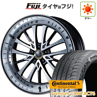 【新品】40系アルファード/ヴェルファイア用 夏タイヤ ホイール4本セット 245/40R21 コンチネンタル コンチ プレミアムコンタクト6(限定) エムズスピード ジュリア バリアン 8.5J 21インチ(送料無料)