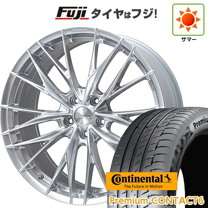 【新品国産車用5穴114.3】 夏タイヤ ホイール4本セット 245/40R21 コンチネンタル コンチ プレミアムコンタクト6(限定) WORK ワーク シュヴァート ブルネン LX 8.5J 21インチ(送料無料)