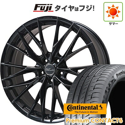 【新品国産車用5穴114.3】 夏タイヤ ホイール4本セット 245/40R21 コンチネンタル コンチ プレミアムコンタクト6(限定) WORK ワーク シュヴァート ブルネン LX 8.5J 21インチ(送料無料)