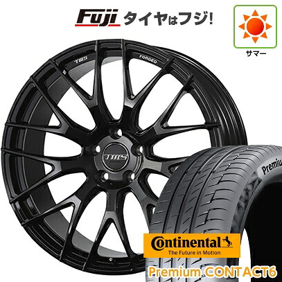 【新品】40系アルファード/ヴェルファイア用 夏タイヤ ホイール4本セット 245/40R21 コンチネンタル コンチ プレミアムコンタクト6(限定) TWS エクスリート 109M モノブロック 9J 21インチ(送料無料)｜フジ スペシャルセレクション