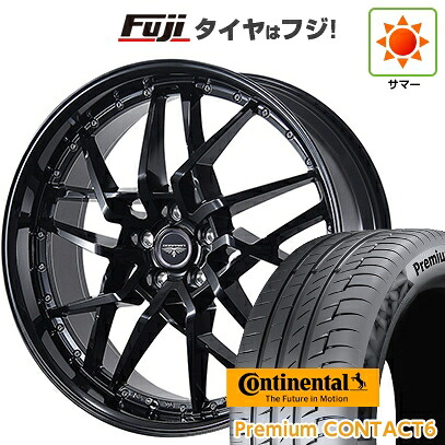 【新品国産車用5穴114.3】 夏タイヤ ホイール4本セット 245/40R21 コンチネンタル コンチ プレミアムコンタクト6(限定2024年製) トピー ドルフレン ゴディオ 数量限定 8.5J 21インチ(送料無料)|フジ スペシャルセレクション