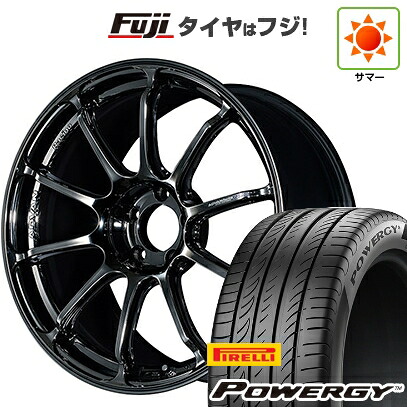 【新品国産車用5穴114.3】 夏タイヤ ホイール4本セット 235/55R19 ピレリ パワジー ヨコハマ アドバンレーシング RSIII 9J 19インチ(送料無料)