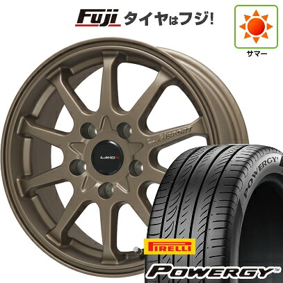 【新品】セレナ 夏タイヤ ホイール4本セット 195/65R15 ピレリ パワジー レアマイスター LMスポーツ LM-10R(ブロンズ) 6J 15インチ(送料無料) 45,120円