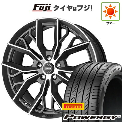 【新品国産車用5穴114.3】 夏タイヤ ホイール4本セット 215/50R17 ピレリ パワジー モモ マッシモ 7.5J 17インチ(送料無料)｜フジ スペシャルセレクション