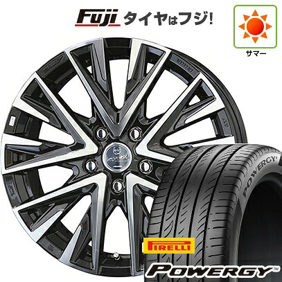 【新品】ライズ/ロッキー（ハイブリッド） 夏タイヤ ホイール4本セット 195/60R17 ピレリ パワジー 共豊 スマック レジーナ 7J 17インチ(送料無料)