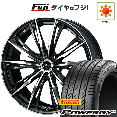 【新品】フリード クロスター 夏タイヤ ホイール4本セット 205/45R17 ピレリ パワジー WEDS ウェッズ レオニス GX 7J 17インチ(送料無料)