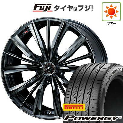 【新品国産車用5穴114.3】 夏タイヤ ホイール4本セット 235/60R18 ピレリ パワジー WEDS ウェッズ レオニス VX 7J 18インチ(送料無料)｜フジ スペシャルセレクション