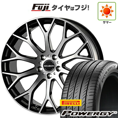 【新品国産車用5穴114.3】 夏タイヤ ホイール4本セット 235/55R19 ピレリ パワジー コスミック ヴェネルディ シャロン 7.5J 19インチ(送料無料)|フジ スペシャルセレクション