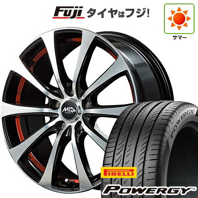 【新品】フリード クロスター 夏タイヤ ホイール4本セット 205/45R17 ピレリ パワジー MID WHEELS RX-01 7J 17インチ(送料無料)