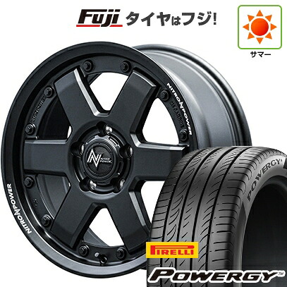 【新品】フリード クロスター 夏タイヤ ホイール4本セット 205/45R17 ピレリ パワジー MID WHEELS NITRO POWER M6 カービン 7J 17インチ(送料無料)