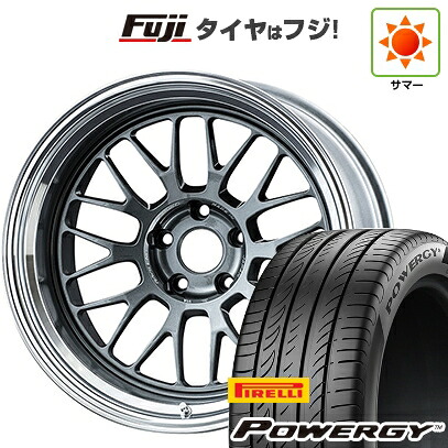 【新品国産車用5穴100】 夏タイヤ ホイール4本セット 225/40R18 ピレリ パワジー RAYS レイズ ボルクレーシング 21A 8.5J 18インチ(送料無料)