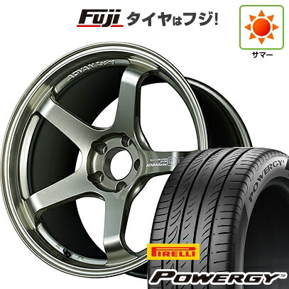 【新品国産車用5穴114.3】 夏タイヤ ホイール4本セット 235/55R19 ピレリ パワジー ヨコハマ アドバンレーシング GT ビヨンド 9J 19インチ(送料無料)