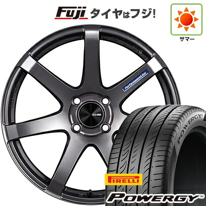 【新品国産車用5穴114.3】 夏タイヤ ホイール4本セット 215/60R17 ピレリ パワジー ENKEI エンケイ PerformanceLine PF07 7.5J 17インチ(送料無料)|フジ スペシャルセレクション