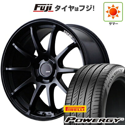 【新品国産車用5穴114.3】 夏タイヤ ホイール4本セット 225/40R18 ピレリ パワジー SSR GT GTV02 8.5J 18インチ(送料無料)